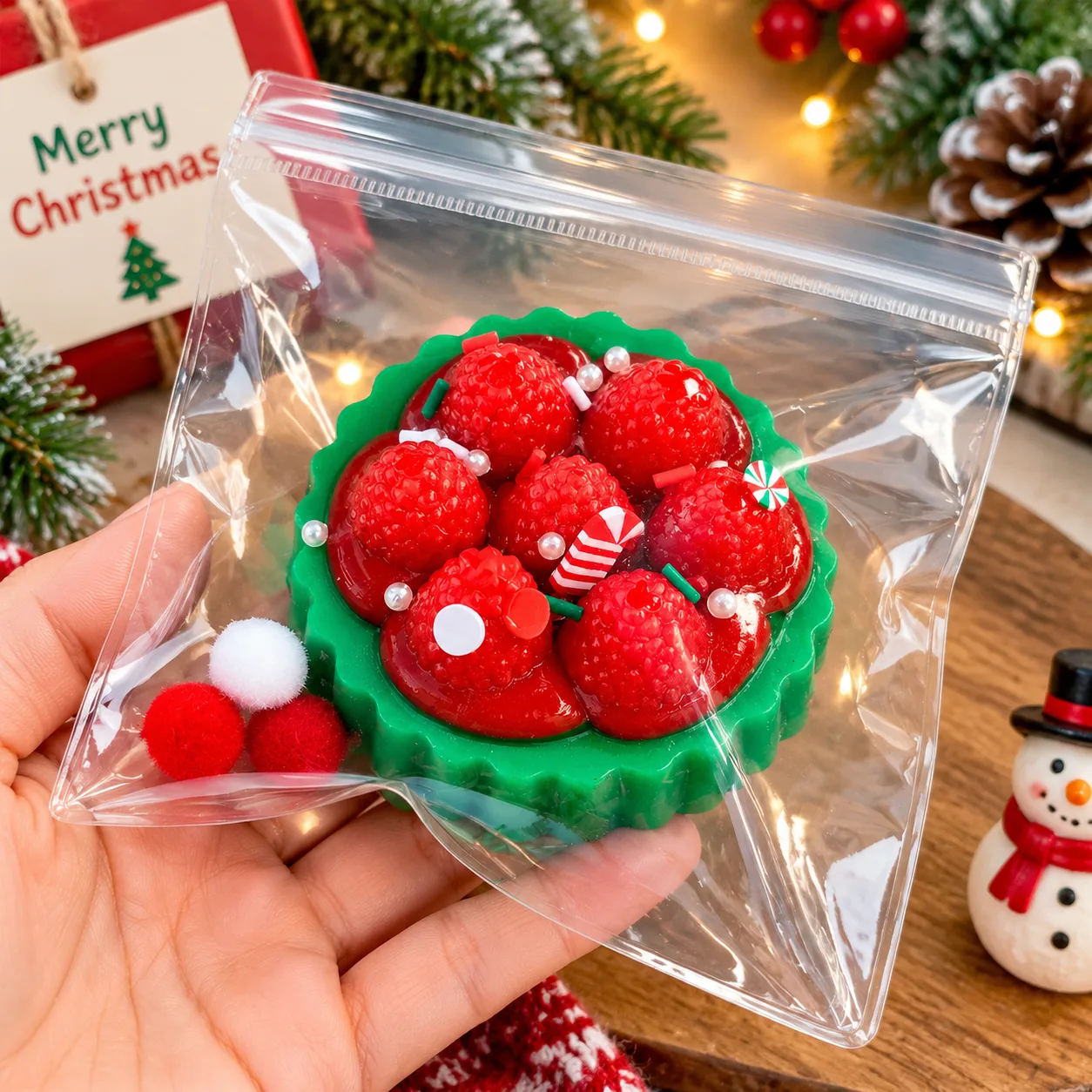 Christmas Santa Reindeer Squishy Toy Set Stress Relief Toy Wholesale Squishy Toy 5
