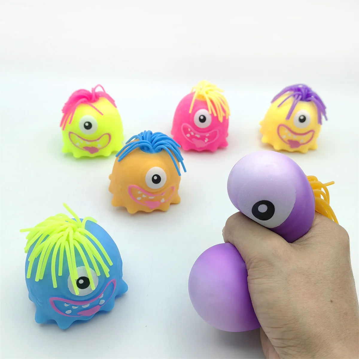 Stretchable Monster Squishy Toy TPR Stress Relief Fidget Toy Wholesale Squishy Toy 5