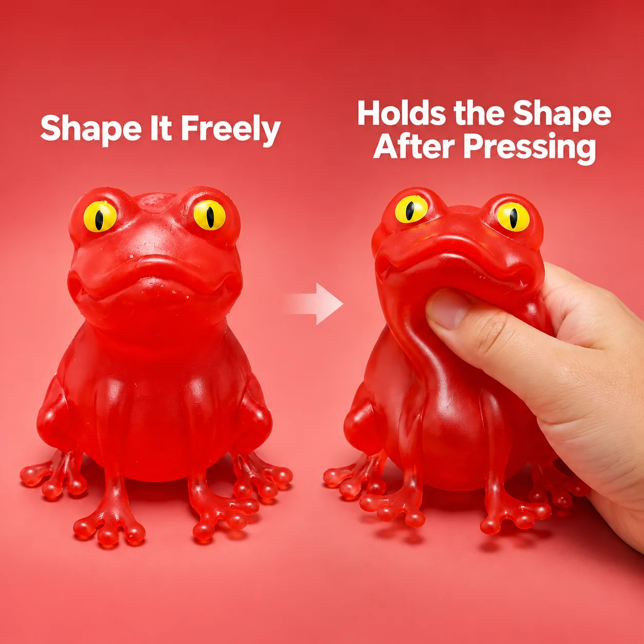 Frog Vaseline Squishy Toy Coconut Oil Filled Stress Relief Squeeze Toy Wholesale Squishy Toy 7