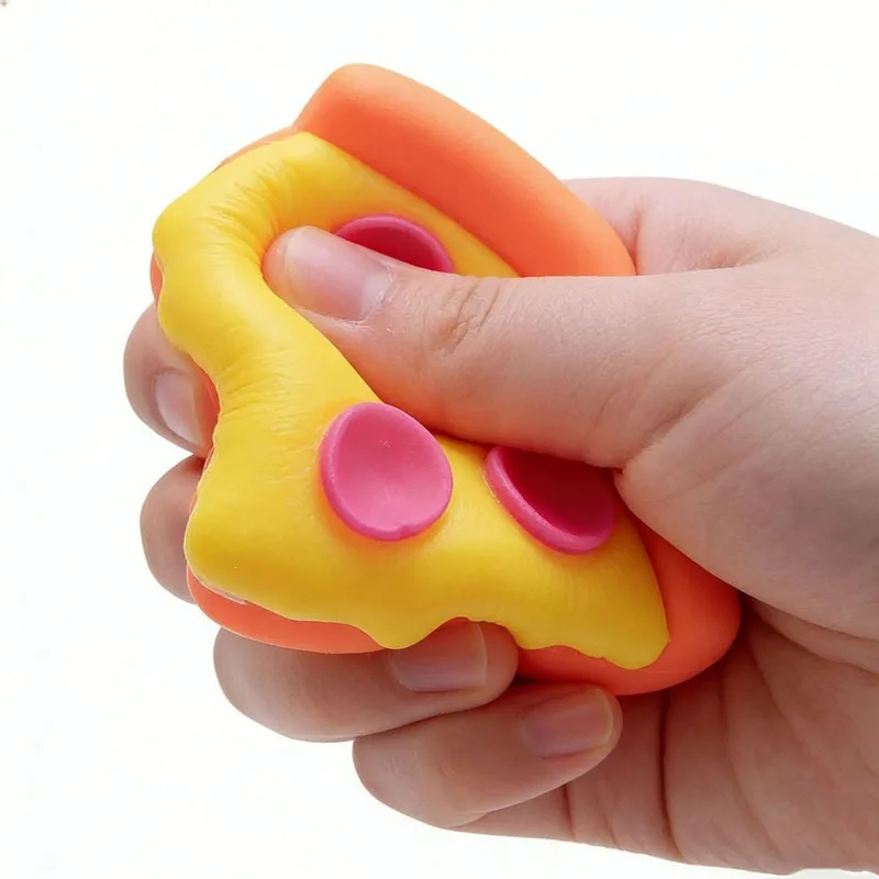 NeeDoh Squeezza Pizza Squishy Toy Mini Sensory Stress Relief Toy Wholesale Squishy Toy 2
