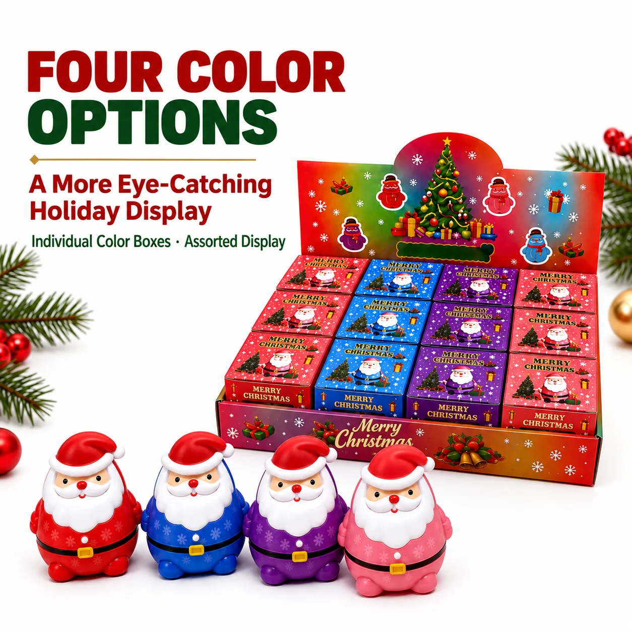 Christmas Santa Claus Squishy Toy Slow Rising Stress Relief Gift Box Set Wholesale Squishy Toy 5