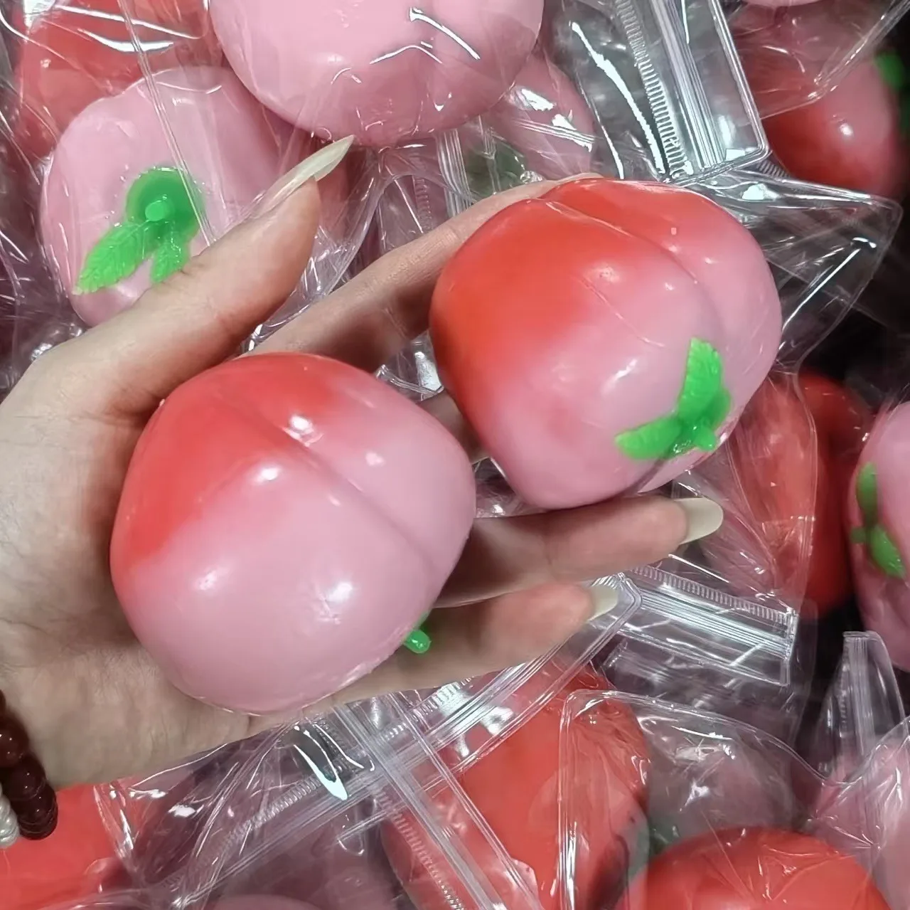 Peach Squishy Toy Soft Slow-Rising Stress Relief Squeeze Toy Wholesale Squishy Toy 7