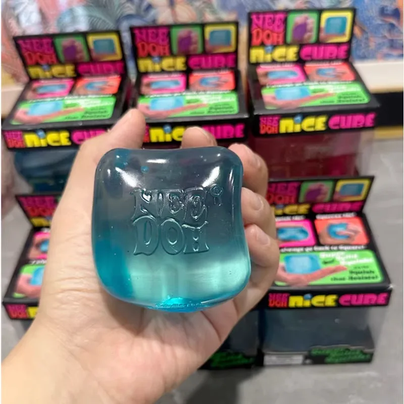 NeeDoh Nice Cube Squishy Toy Translucent Stress Relief Ball Wholesale Squishy Toy 6