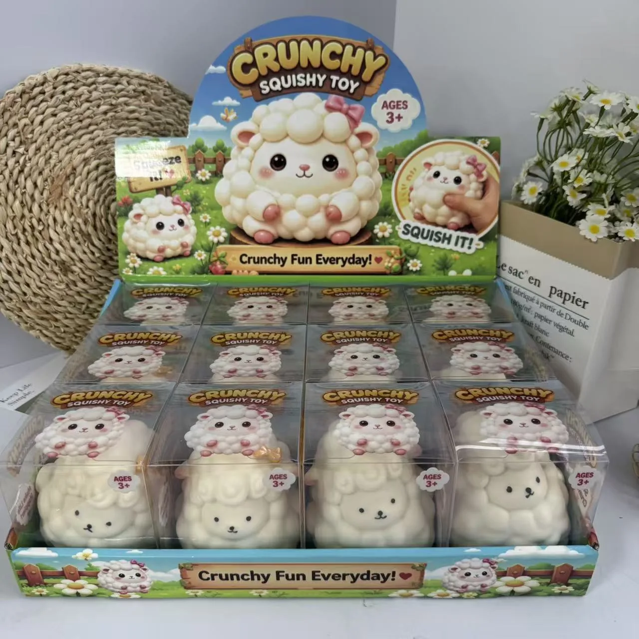 TPR Sheep Squishy Toy Soft Stress Relief Lamb Squishy Wholesale Squishy Toy 7
