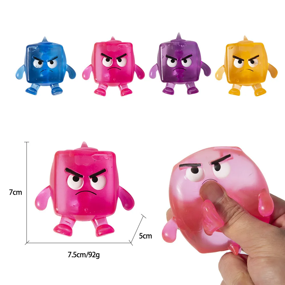 Monster Squishy Toy Glitter TPR Stress Relief Squeeze Ball Wholesale Squishy Toy 6