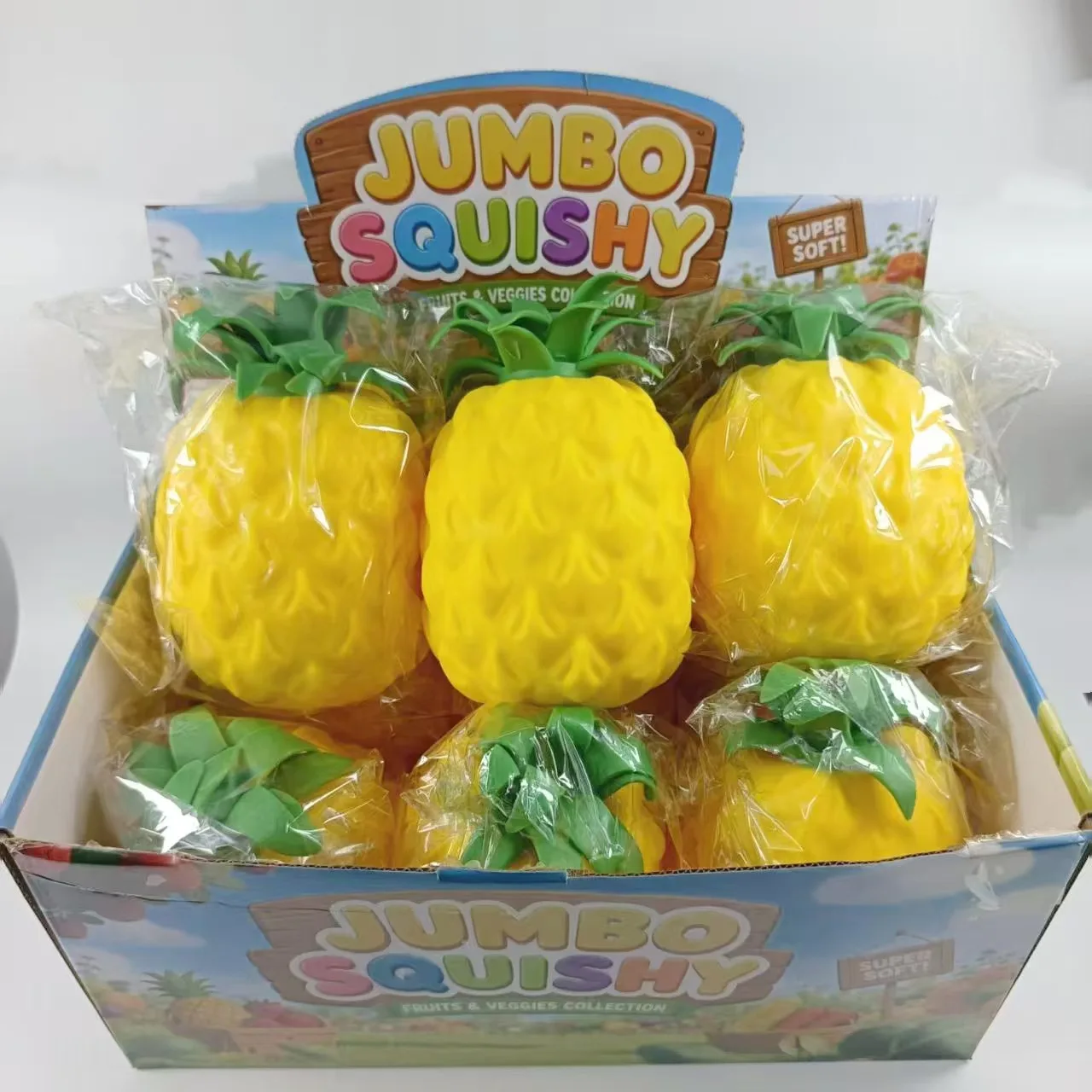 Jumbo Pineapple Squishy Toy Slow Rising TPR Stress Relief Toy Wholesale Squishy Toy 5