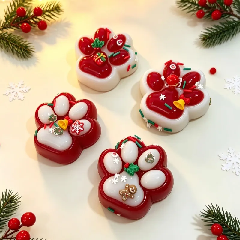 Paw-Shaped Christmas & Halloween Squishy Toy Slow Rising Stress Relief Toy Wholesale Paw-Shaped Christmas & Halloween Squishy Toy Slow Rising Stress Relief Toy Wholesale Squishy Toy