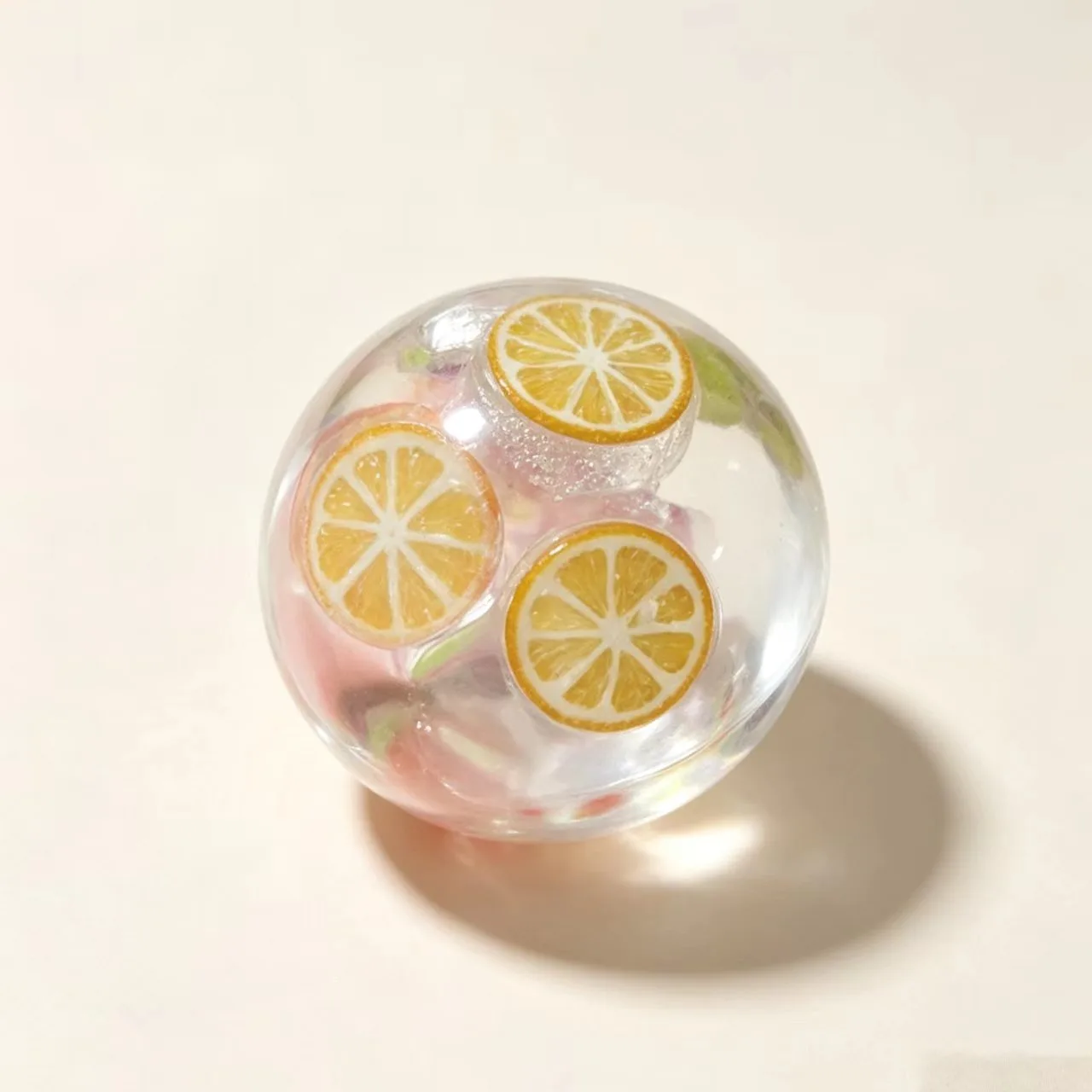 Vaseline Fruit Squishy Ball Coconut Oil Moldable Stress Relief Toy Wholesale Squishy Toy 3