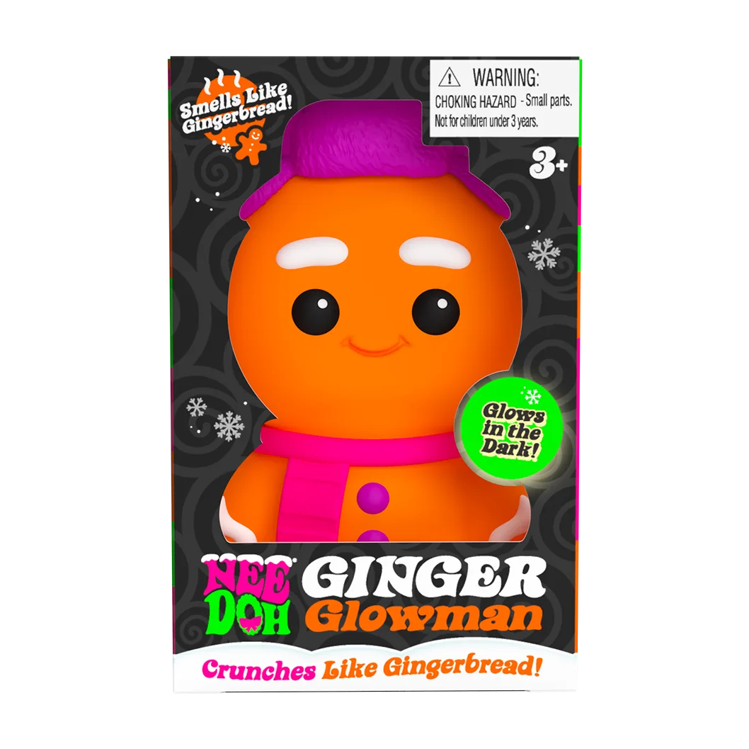 Ginger Glowman Squishy Toy PU Gingerbread Man Stress Relief Toy Wholesale Squishy Toy 7