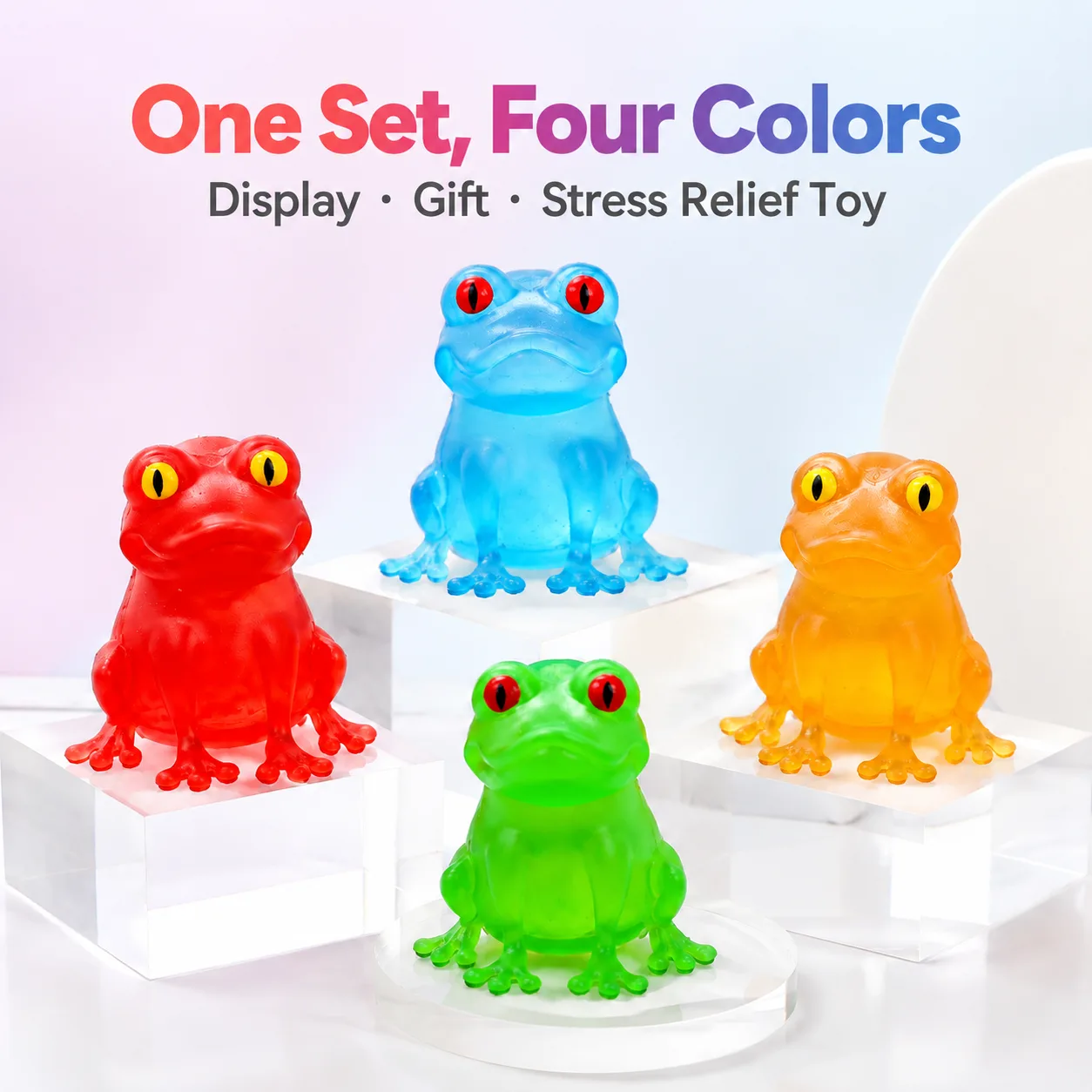 Frog Vaseline Squishy Toy Coconut Oil Filled Stress Relief Squeeze Toy Wholesale Squishy Toy 3