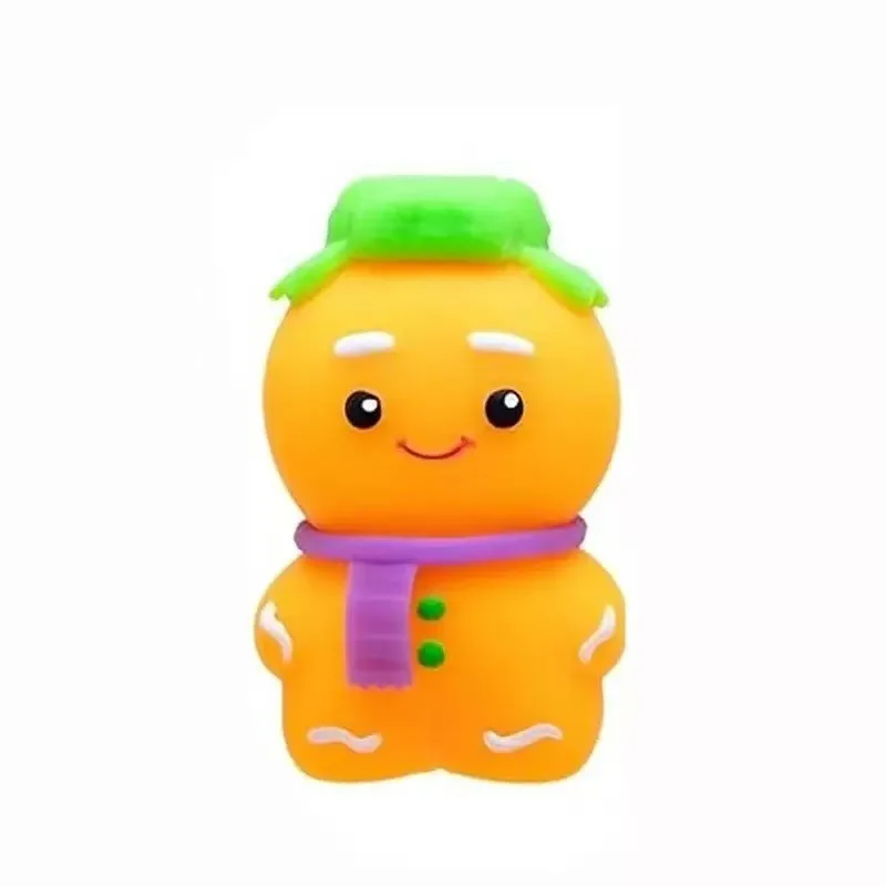 Ginger Glowman Squishy Toy PU Gingerbread Man Stress Relief Toy Wholesale Squishy Toy 2