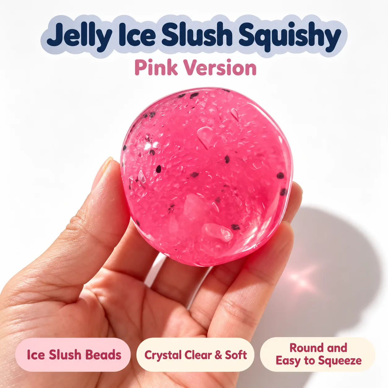 Fruit Ice Slush Squishy Balls Soft TPR Stress Relief Toys Wholesale Squishy Toy 9