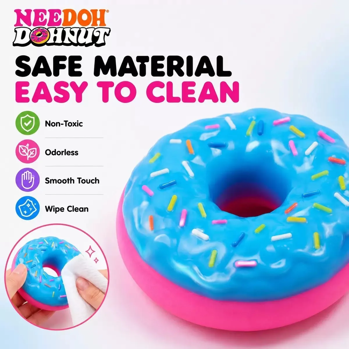 NEEDOH Donut Squishy Toy Slow Rising Stress Relief Fidget Wholesale Squishy Toy 2
