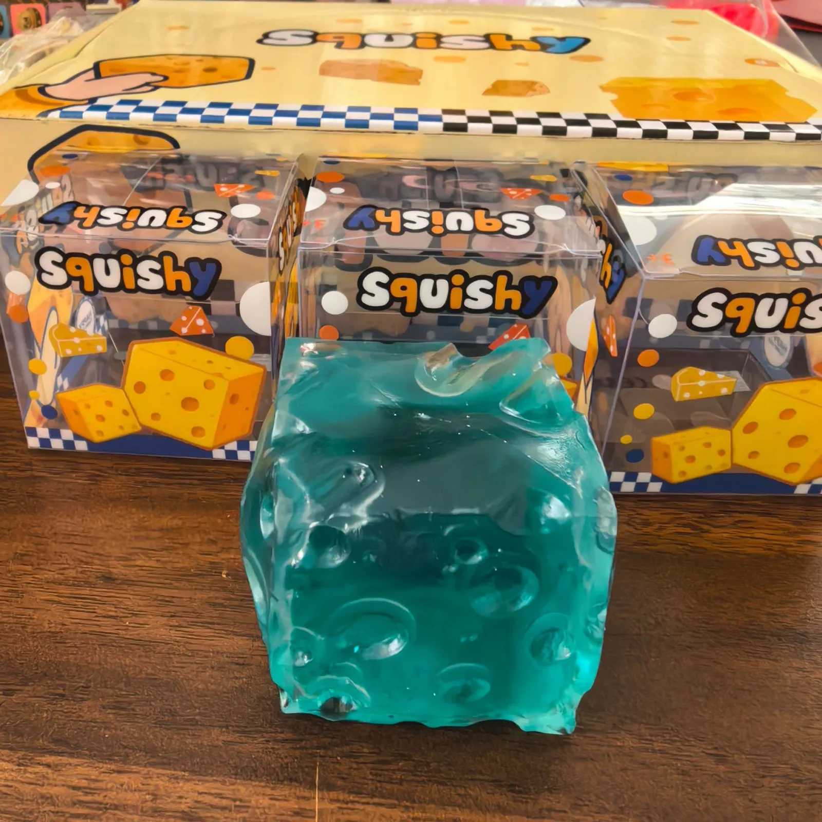 Moldable Milk Cheese Squishy Toy Jelly Cube Stress Relief Toy Wholesale Squishy Toy 5