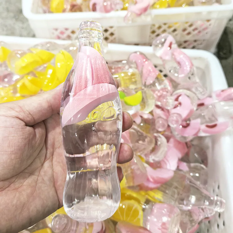 Transparent Soda Bottle Fruit Squishy Toy Soft TPR Stress Relief Toy Wholesale Squishy Toy 4
