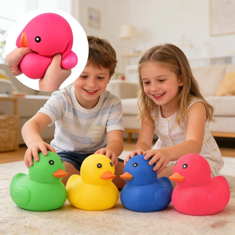 Large TPR Squishy Rubber Duck Toy Soft Stress Relief Squeeze Toy Wholesale Squishy Toy 3