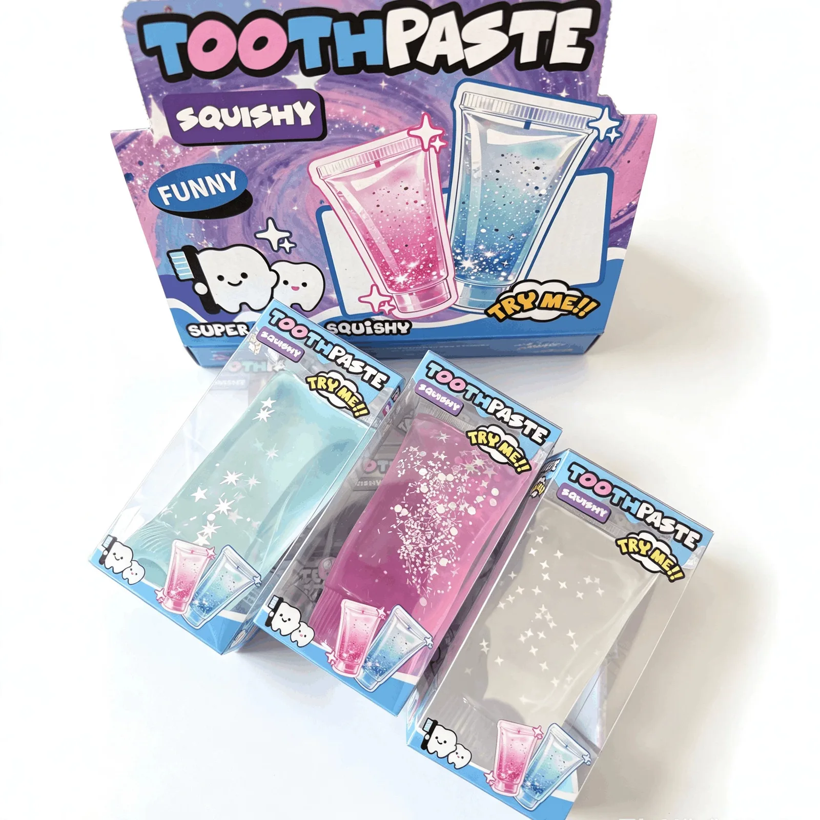 Toothpaste Tube Squishy Toy Soft TPR Stress Relief Novelty Toy Wholesale Toothpaste Tube Squishy Toy Soft TPR Stress Relief Novelty Toy Wholesale Squishy Toy
