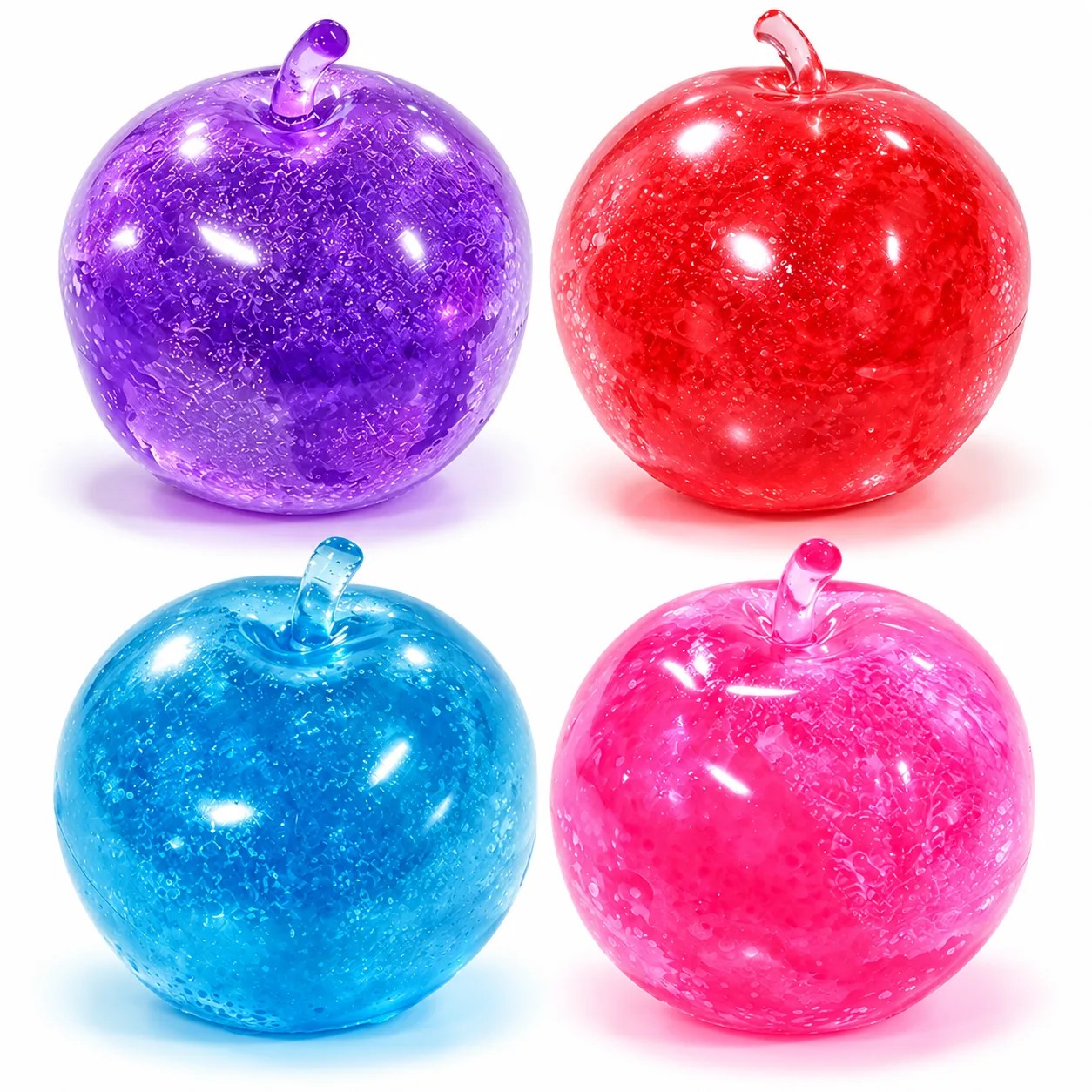 Apple Squishy Toy Soft TPR Moldable Stress Relief Squeeze Ball Wholesale Squishy Toy 3