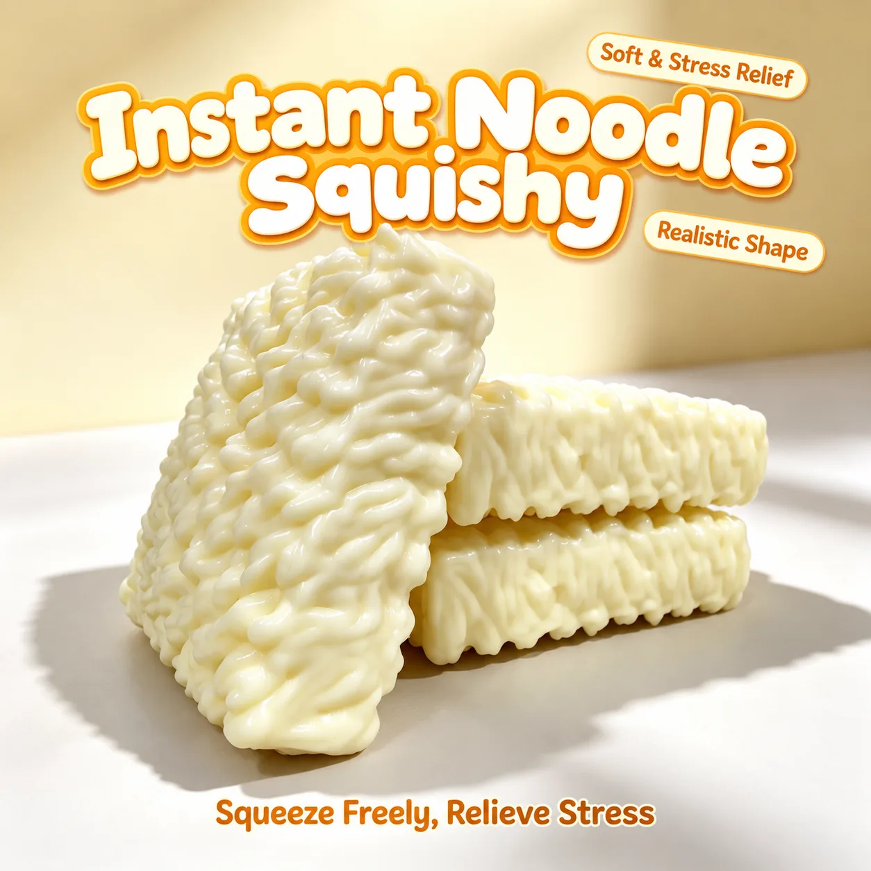 Realistic Instant Noodle Squishy Toy Slow Rebound Stress Relief Toy
