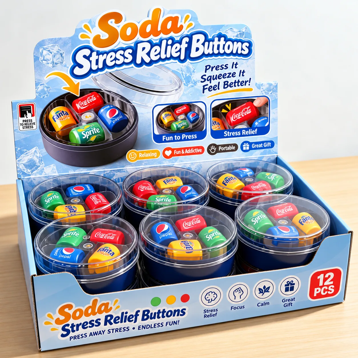 Food-Themed Fingertip Stress Relief Toy Assortment Wholesale Squishy Toy 2