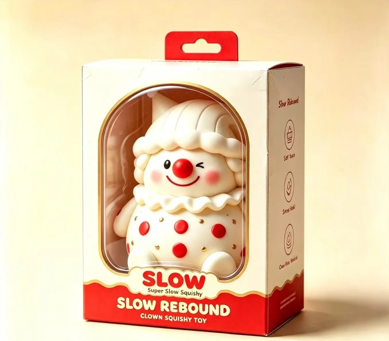 Christmas Clown Squishy Toy Snowman Stress Relief Toy Wholesale Squishy Toy 3