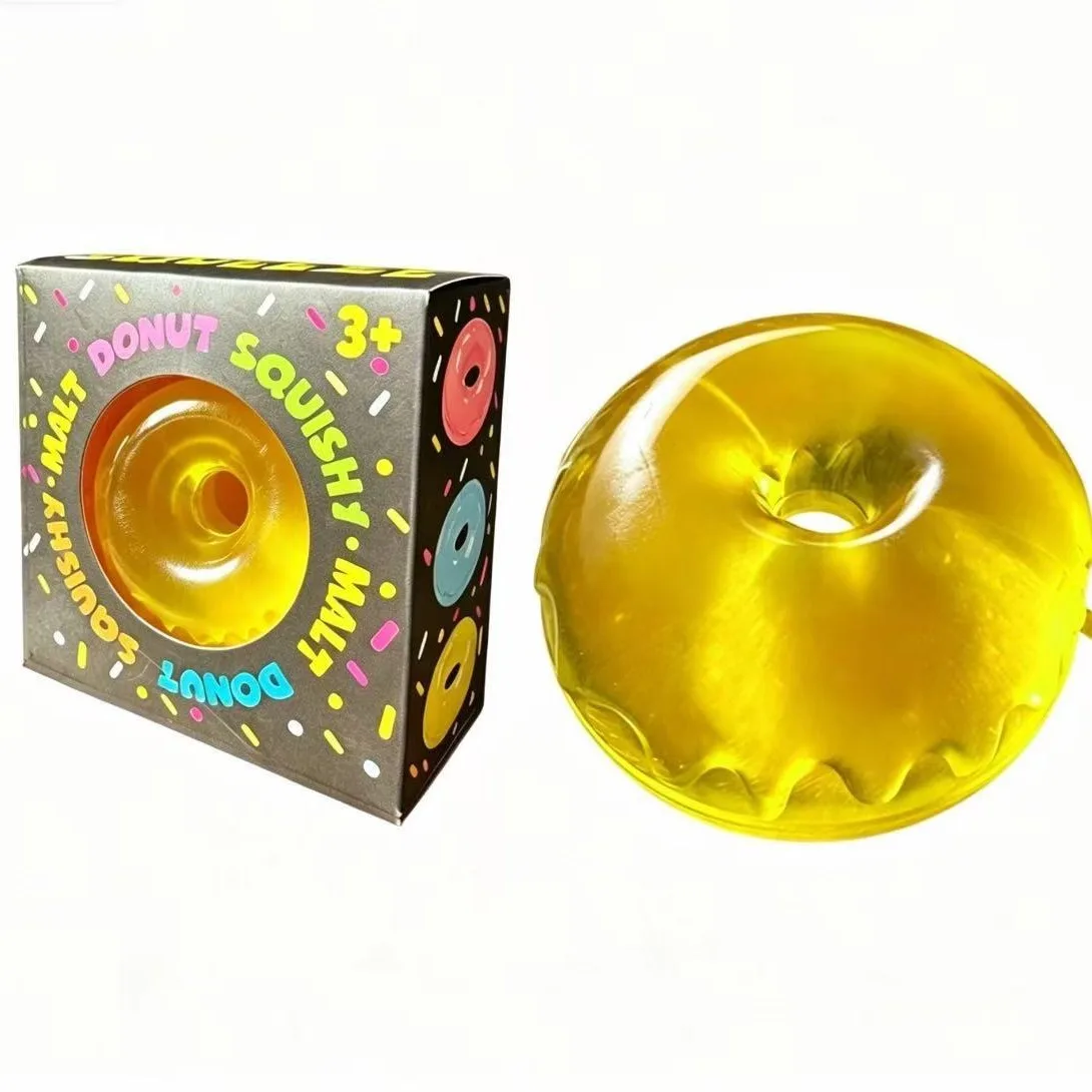 Malt Sugar Donut Squishy Toy Moldable Slow-Rising TPR Stress Relief Toy Wholesale Malt Sugar Donut Squishy Toy Moldable Slow-Rising TPR Stress Relief Toy Wholesale Squishy Toy