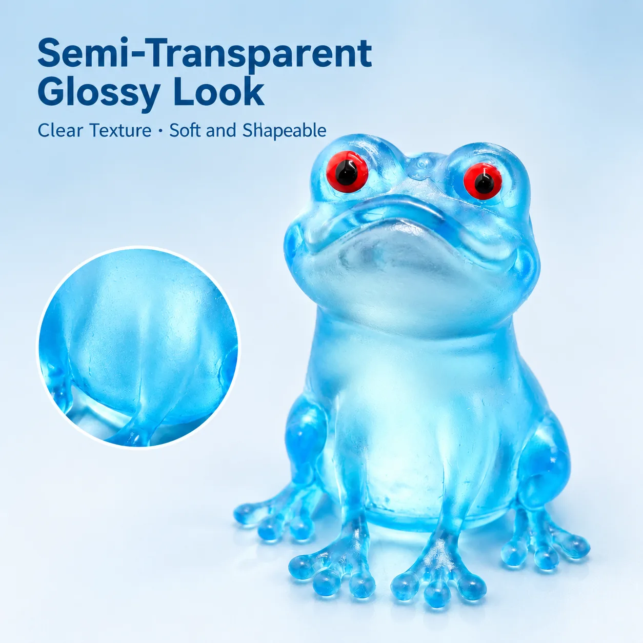 Frog Vaseline Squishy Toy Coconut Oil Filled Stress Relief Squeeze Toy Wholesale Squishy Toy 6