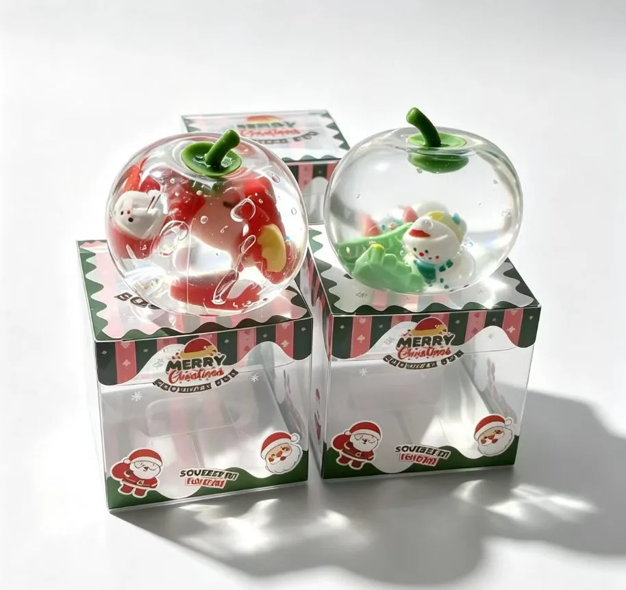 Vaseline Squishy Apple Toy Transparent Gel Stress Relief Squeeze Toy Wholesale Squishy Toy 4