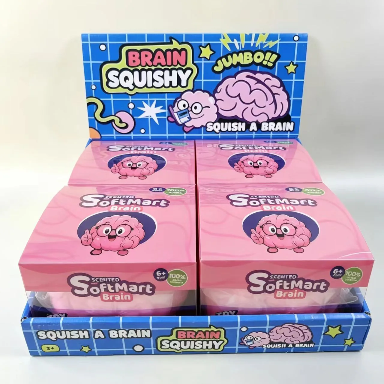 Jumbo Brain Squishy Toy 15cm Quick Rebound Stress Relief Squeeze Ball Wholesale Squishy Toy 8