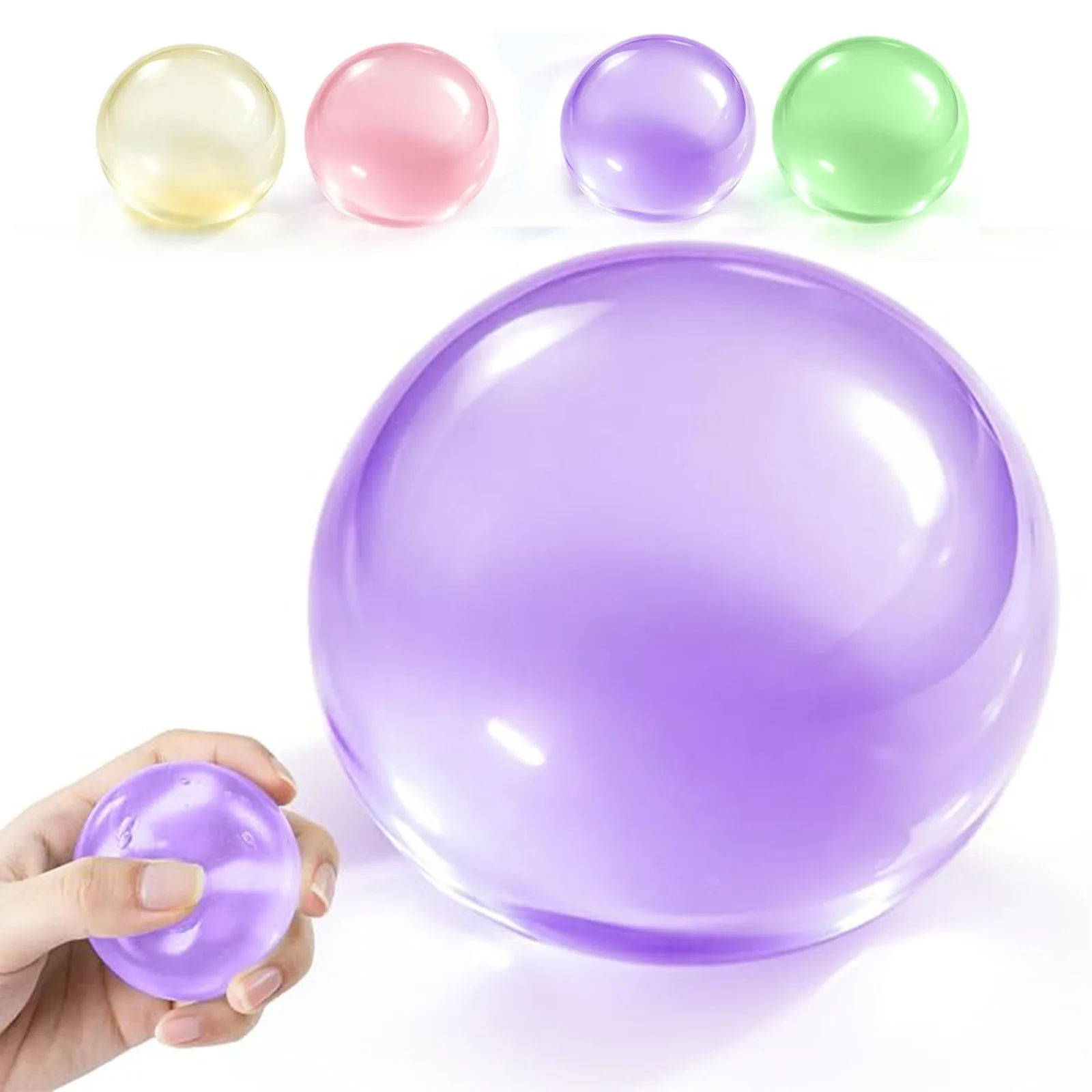 Pearlescent Coconut Oil Squishy Ball Stress Relief Toy Wholesale Squishy Toy 7