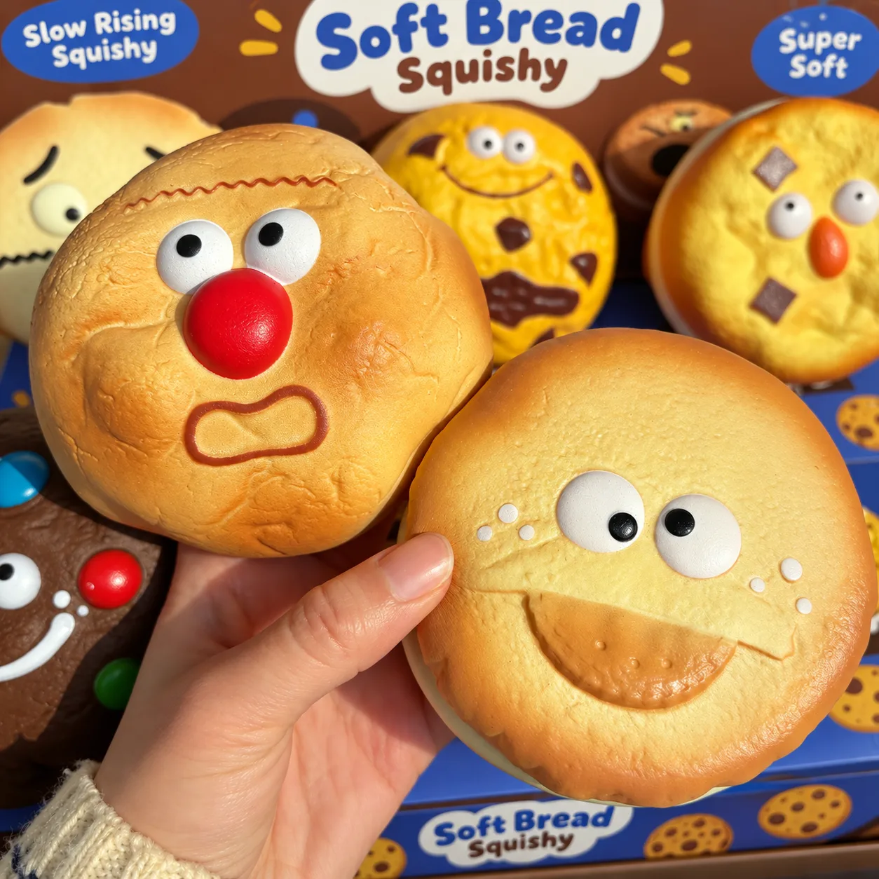 Large Slow Rebound Weird Fun Box Cookie Squishy Toy Wholesale Squishy Toy 2