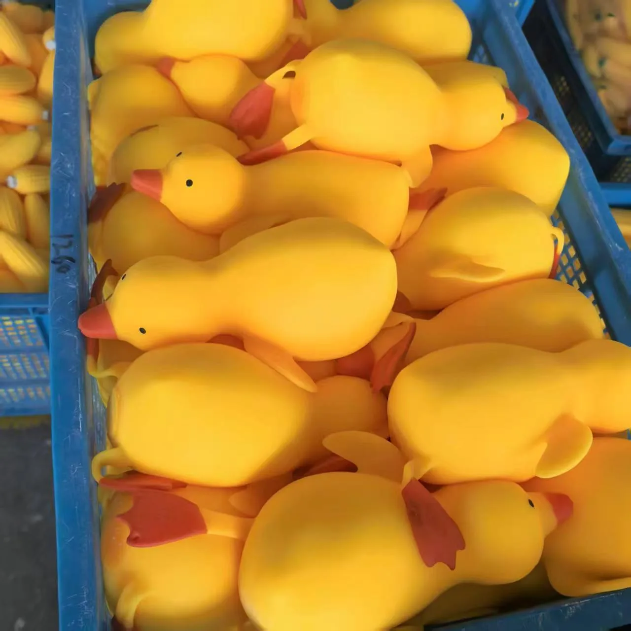 Creative Duck Squishy Toy TPR Soft Rubber Cartoon Duck Stress Relief Toy Factory Wholesale Wholesale Squishy Toy 3