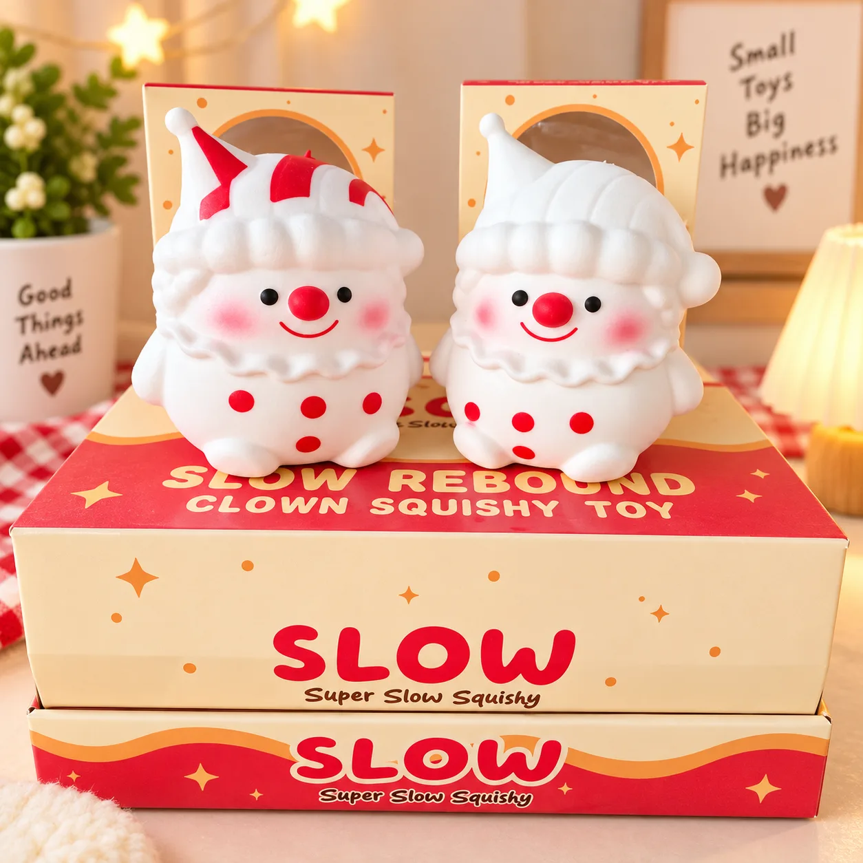 Christmas Clown Squishy Toy Snowman Stress Relief Toy Wholesale Squishy Toy 5