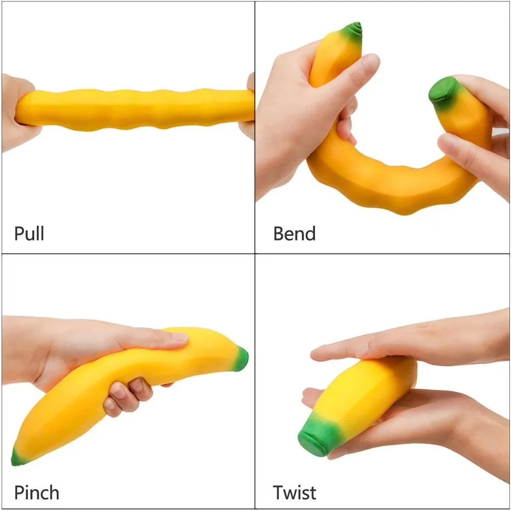 45cm Giant Banana Squishy Toy Slow Rising Stress Relief Toy Wholesale Squishy Toy 2