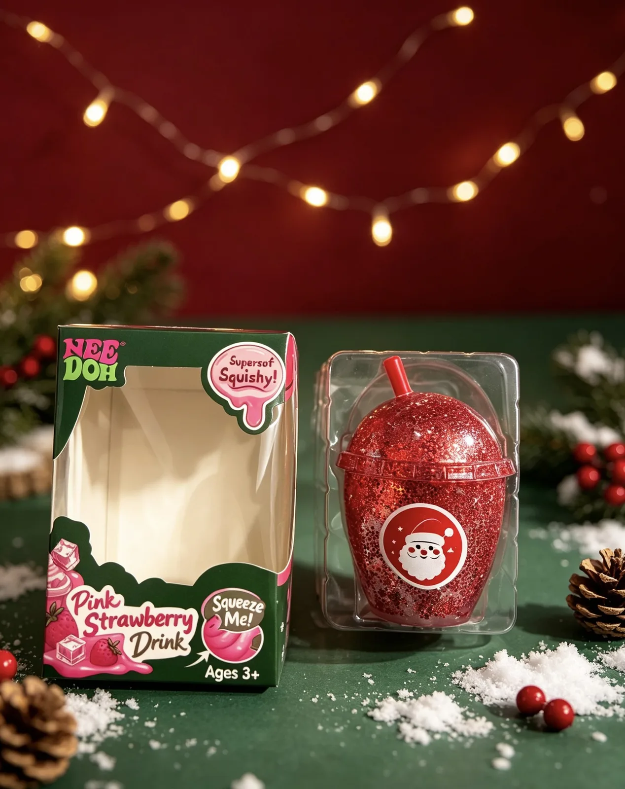 Christmas Drink Cup Squishy Toy Set Wholesale Squishy Toy 6