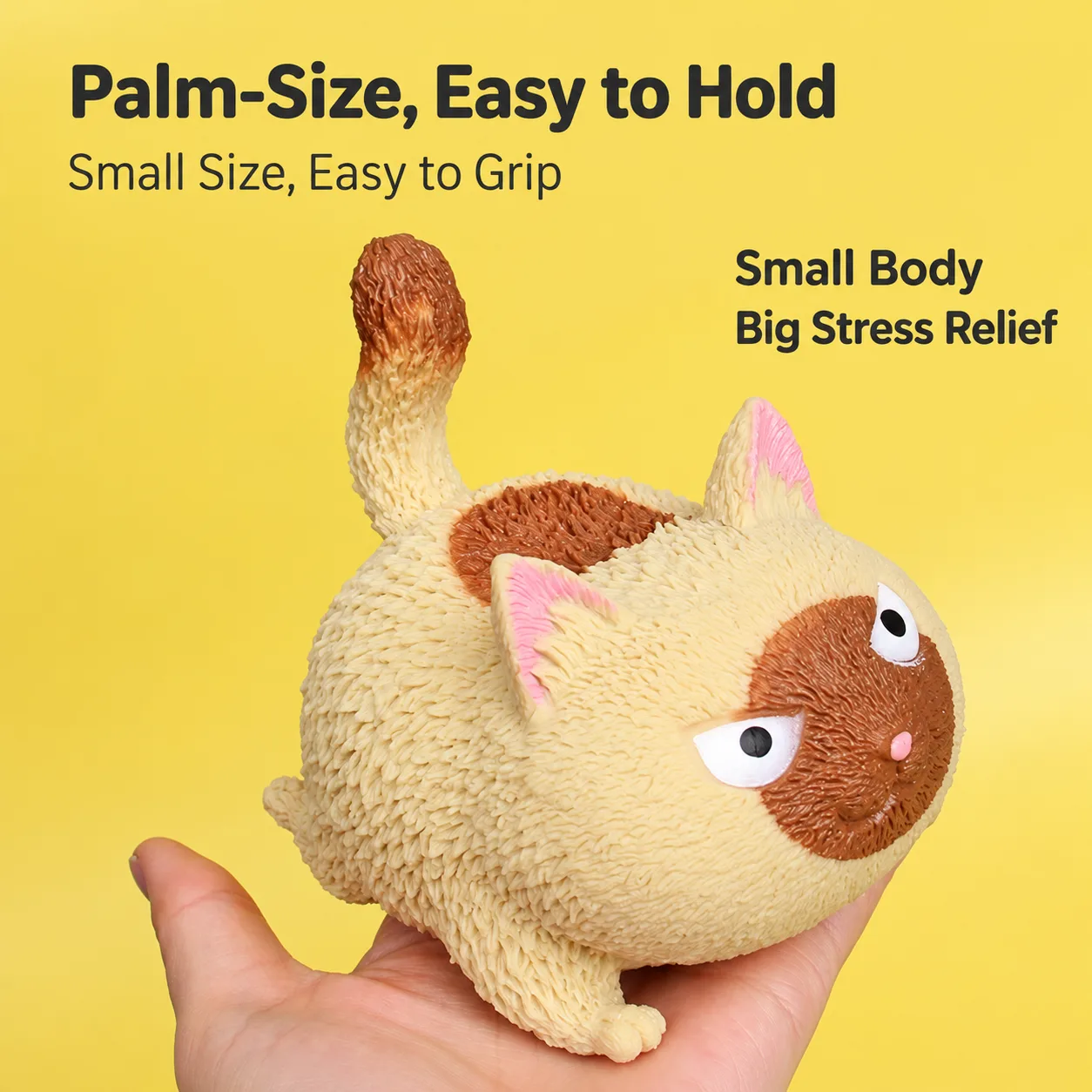 Angry Cat Squishy Toy Soft Cat Stress Relief Squeeze Toy Wholesale Squishy Toy 5