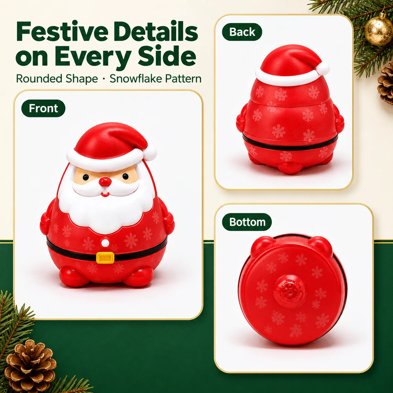 Christmas Santa Claus Squishy Toy Slow Rising Stress Relief Gift Box Set Wholesale Squishy Toy 2